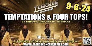 Temptations and Four Tops September 6- Greenville Music Nights