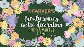 Farver's Fun: Family Spring Cookie Decorating