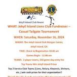 Jekyll Island Lions Club Casual Tailgate Cornhole Tournament - Copy - Eventeny