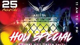 Holi Rain dance  Party at Arista hotel Mohali  | HOLI 2024