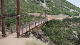 Suspension bridge hike