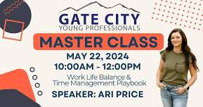 GCYP Master Class: Work Life Balance & Time Managment Playbook