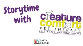 Storytime with Creature Comfort Pet Therapy