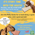 Goat Storytime at Parkway Central Library