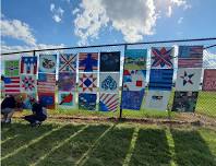 Painted Patriotic Quilt Squares