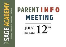 Parent Info Meeting