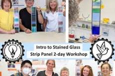 Intro to Stained Glass: Strip Panels 2-day Worksho