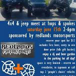 Reserve your spot for our 2nd Annual Jeep Meet at Hops   Spokes Brewing Co ,