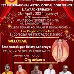 1ST INTERNATIONAL ASTROLOGICAL CONFERENCE & AWARD CEREMONY