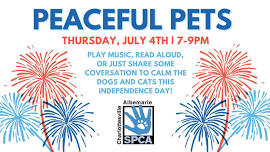 Peaceful Pets Fourth of July Celebration