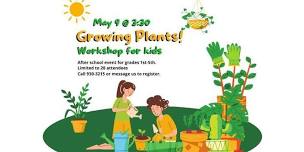 Growing Plants Workshop for Kids.