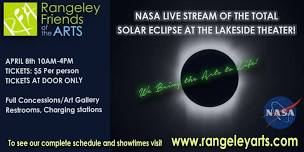 NASA Live Stream of Eclipse 2024 on the BIG Screen- Shadow of the Sun Festival