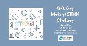 Kids Coop - June 15th Maker/STEAM Stations