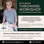 Steve Bogue Wheel Workshop for Intermediate/Advanced Potters (Sunday)