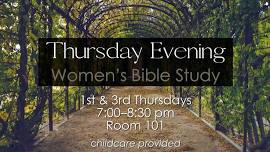 Thursday Evening Women's Bible Study — CrossWay Fellowship