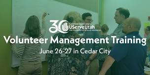 Volunteer Management Training - Cedar City