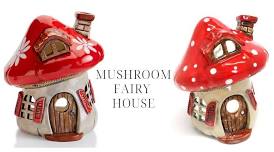 Pottery Painting@Uncommon Loon Brewery: MUSHROOM FAIRY HOUSE