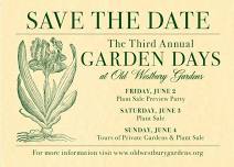 GARDEN DAYS: Plant Sale Preview Party!  — Old Westbury Gardens