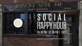 Social Happy Hour at Amphora Wine Bar