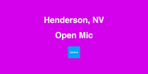 Open Mic - Henderson