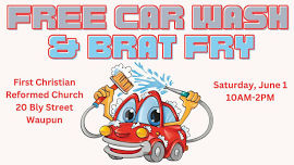 First CRC Annual FREE Car Wash & Brat Fry