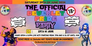 The official Beverley Pride 2024 Party!