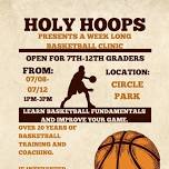 Week Long Basketball Clinic – Holy Hoops