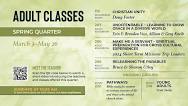 Spring Adult Classes