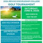 Revive Discipleship College Golf Tournament