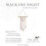 Macrame Workshop!