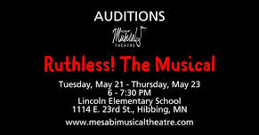 Auditions for Ruthless! The Musical