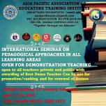 INTERNATIONAL SEMINAR ON PEDAGOGICAL APPROACHES