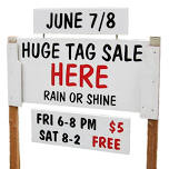 Huge Tag Sale