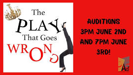 Auditions for “The Play That Goes Wrong” at Aiken Community Theatre