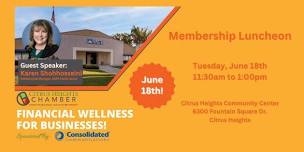 Citrus Heights Chamber Membership Luncheon