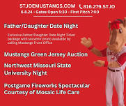 Father/Daughter Date Night, Green Jersey Auction, NWMSU Night, & Fireworks!