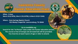 Lawrence County Hunter Education Class