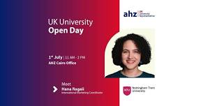 Nottingham Trent University Open Day | AHZ Cairo Office