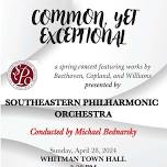 Common, Yet Exceptional.  A spring concert by the Southeastern Philharmonic Orchestra.