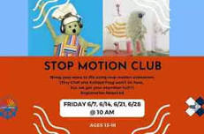 Stop Motion Club (Registration Required)