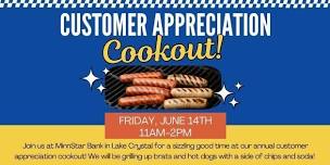 MinnStar Bank Customer Appreciation Cookout