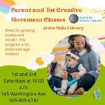 Parent and Tot Creative Movement at the Main Library