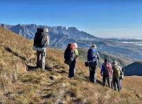 Mafadi, highest peak in South Africa.