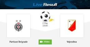 Partizan Belgrade - Vojvodina Serbia / Super Liga Championship Group May 2, 2024