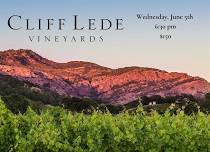 NOWFE CLIFF LEDE WINE DINNER | JUNE 5TH 6:30 pm