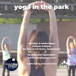 Yoga in the park with Jaime