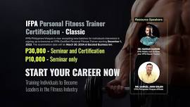 Workshop Seminar on IFPA Personal Fitness Trainer Certification - Classic