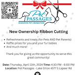 Pet Passages Ribbon Cuitting