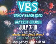 VBS - Sandy Beach Road Baptist Church 1st - 4th Grade