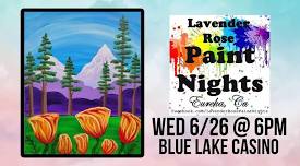 Lavender Rose Paint Nights